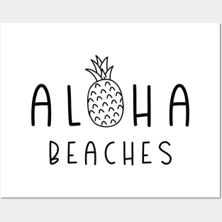 Aloha Beaches Posters and Art